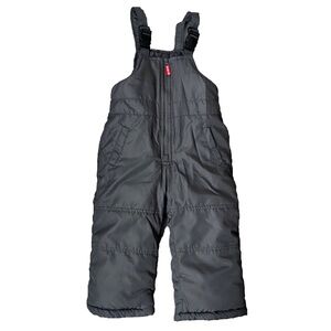 Osh Kosh B'gosh Toddlers Boys Girls Bib Ski Snow Suit Gray Overalls Size 3T